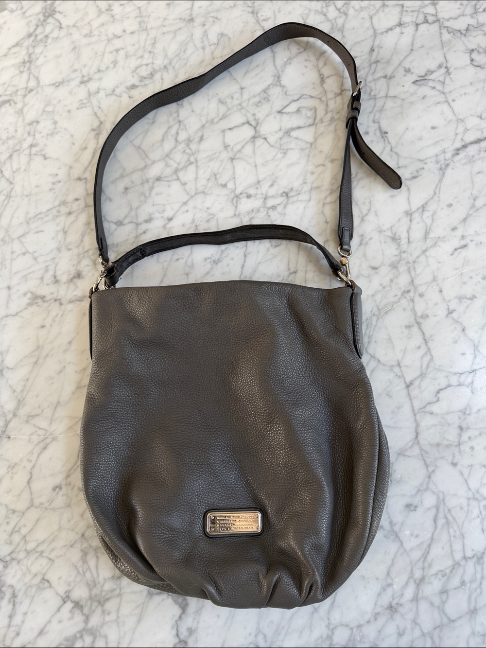MARC BY MARC Jacobs classic Q Hillier Hobo Bag Purse Pebbled